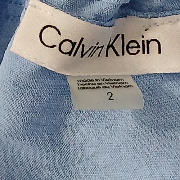 Calvin Klein Oversized Mini Shift Dress Size 2 - Picture 7 of 7